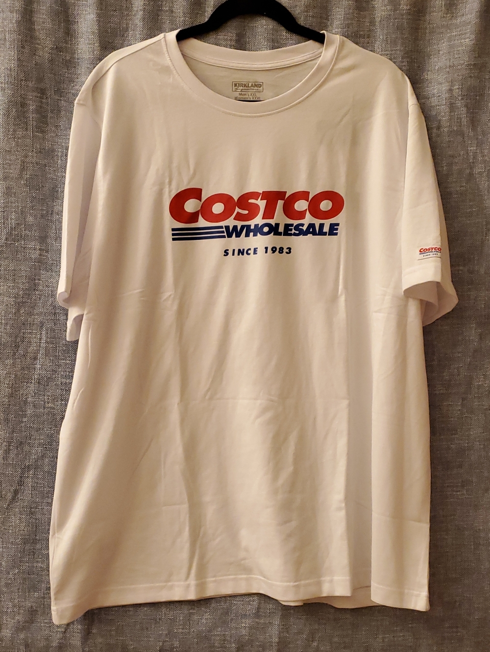 Kirkland Signature Costco Wholesale Logo Graphic White T-Shirt Men's XXL